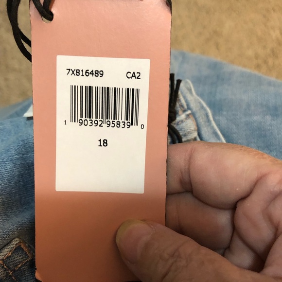 Jen 7 by 7 for all man kink cropped jeans - Picture 7 of 8